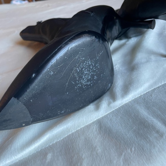 Rag & Bone Sleek Black Heeled Boots - Picture 9 of 11